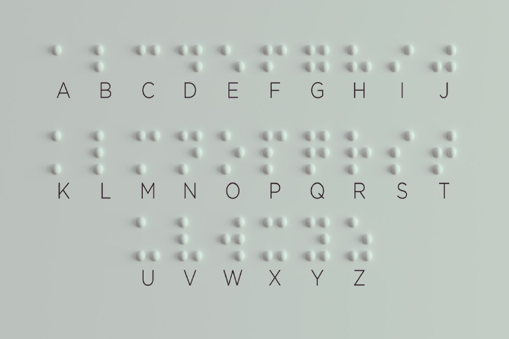 tabliczka w alfabecie Braille’a
